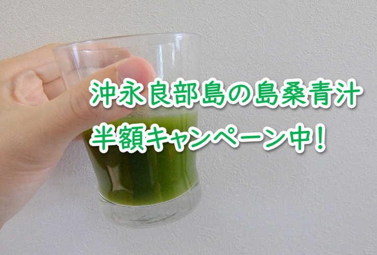 島桑青汁の半額モニターキャンペーン中！沖永良部島の長寿の秘訣