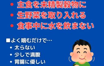 よく噛むダイエットで噛む回数を増やす方法